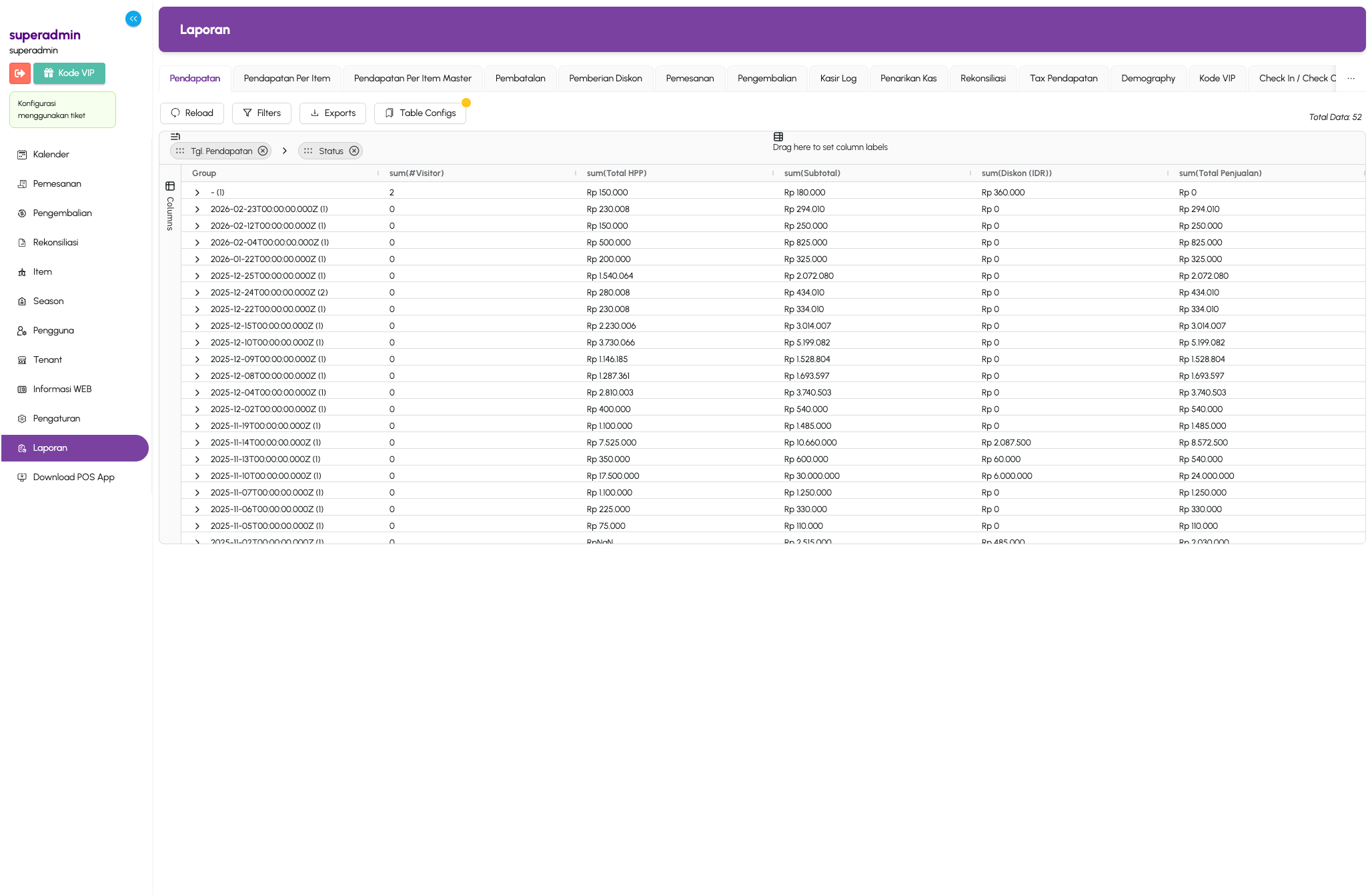 Flexible Report System